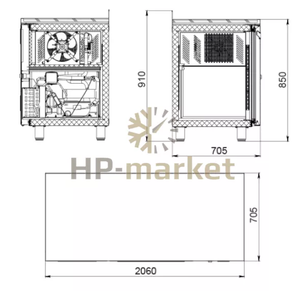 Габариты Polair TB4GN-GC